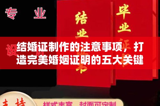 钦南结婚证制作的注意事项，打造完美婚姻证明的五大关键点