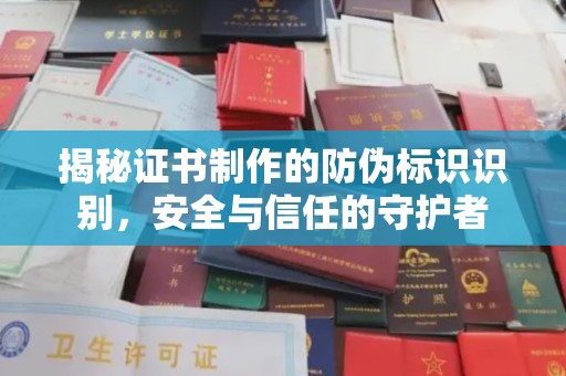 钦南揭秘证书制作的防伪标识识别，安全与信任的守护者