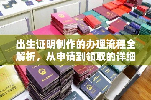 钦南出生证明制作的办理流程全解析，从申请到领取的详细指南